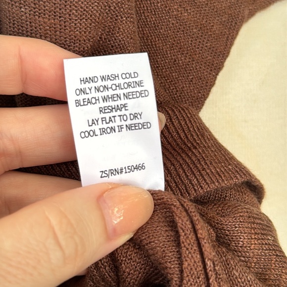 Market & Spruce Linen blend dolman sleeve sweater top, NWT, size small - Picture 6 of 6